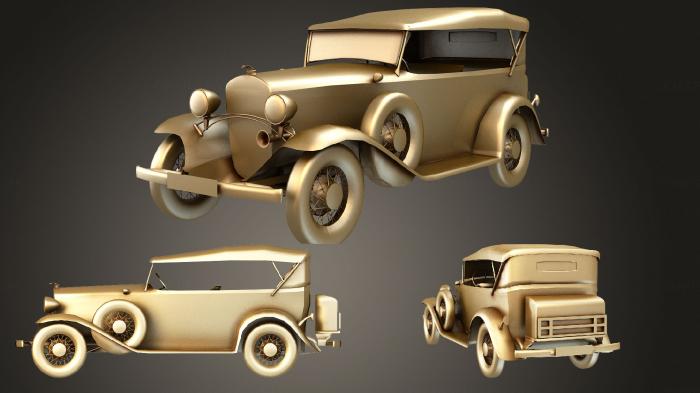 نموذج ثلاثي الأبعاد لآلة CNC السيارات والنقل سيارة قديمة